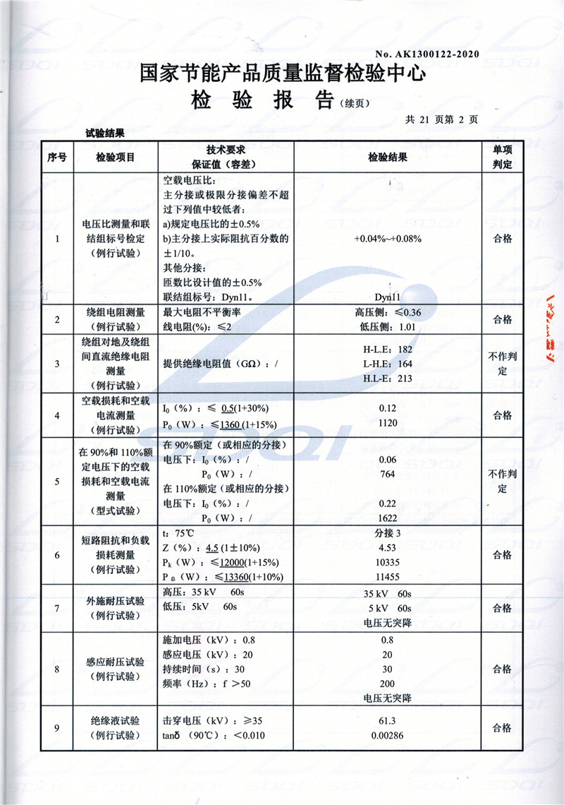 高低压试验报告-S11-1250贵池贵池贵池油浸式变压器-2.jpg